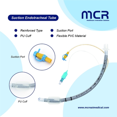 Un bon prix. Tubes endotrachéens à aspiration renforcés avec manchette en PU en ligne