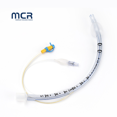 Tube endotrachéal d'aspiration transparent en matériau souple, sans DEHP, pour dispositif médical