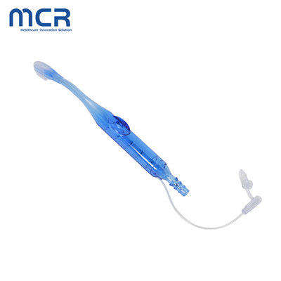 Brosse d'aspiration orale à soies en silicone avec orifice de rinçage saline