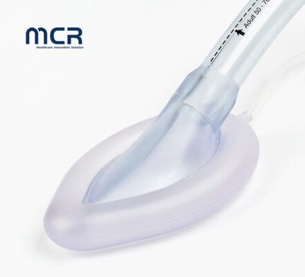 Masque laryngéal PVC jetable, voie aérienne avec stérilisation à l'oxyde d'éthylène et tube flexible résistant à l'écrasement pour une gestion économique des voies aériennes