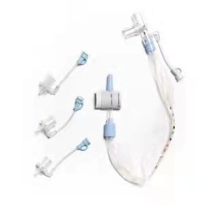 Un bon prix. Système fermé en PVC Catéter d'aspiration Taille enfant 8fr Anneaux colorés avec connecteur MDI en ligne